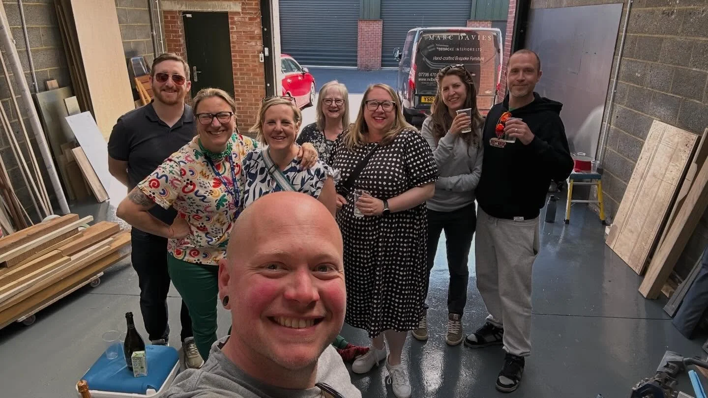 Today we started moving in to the new workshop and my wife and friends surprised me with some cake and drinks to celebrate. #smallbuisness #miltonkeynesbusiness 🥳🥳🥳🥳🥳🥳