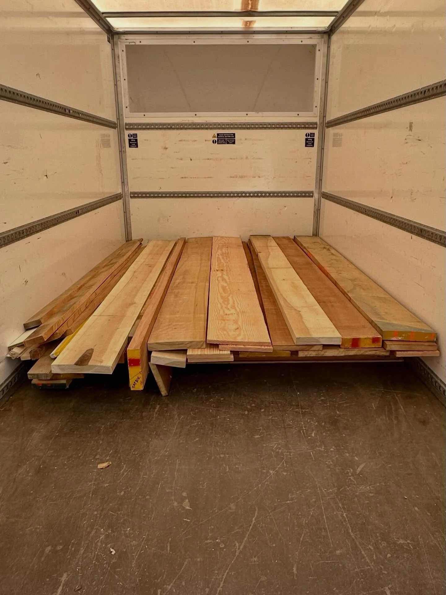 What a day. Everything&rsquo;s finally in, including the first batch of timber. #newworkshop #workshoplife #smallbusinessowner