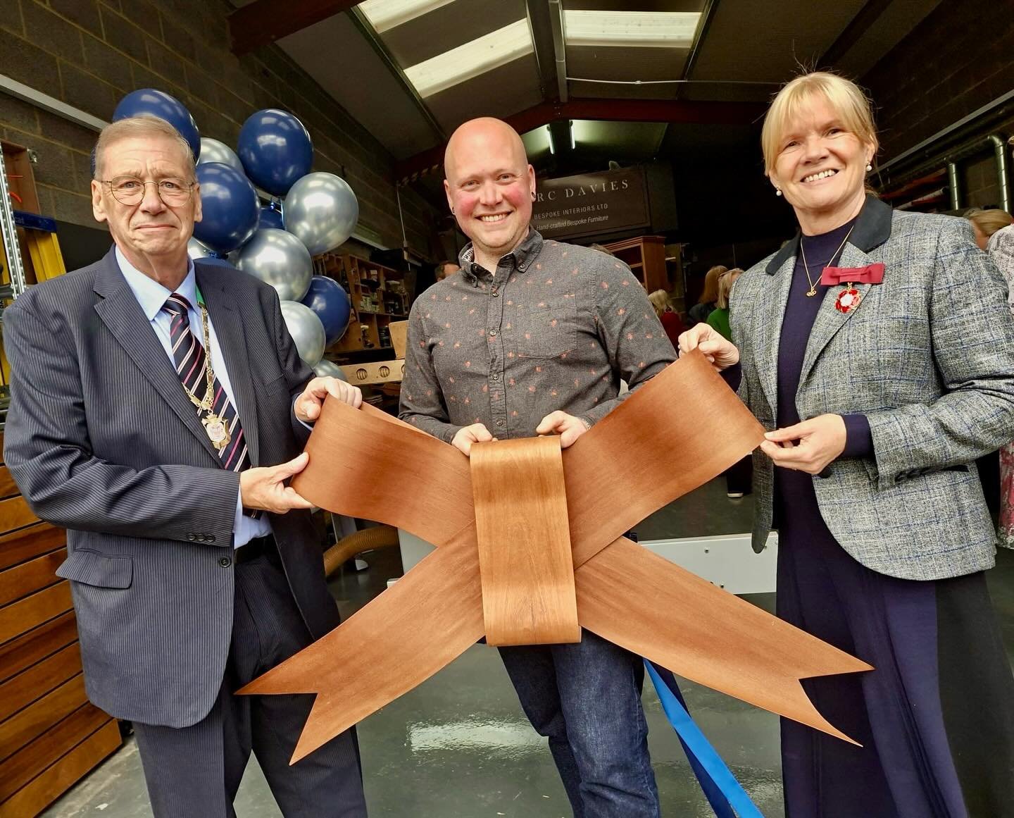Thank you to everyone who joined me and my family yesterday to officially open our new workshop in Hanslope. And a special thank you to Deputy Lieutenant Melanie Beck and Deputy Mayor Paul Trendell for cutting the ribbon. #smallbusinessowner ##newwor