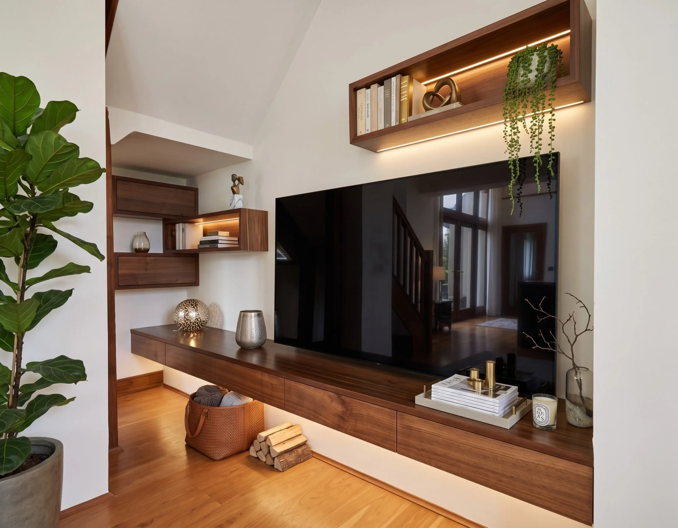 One of our projects from a few years back still looking great. #livingroom #interiordesign #tvcabinet