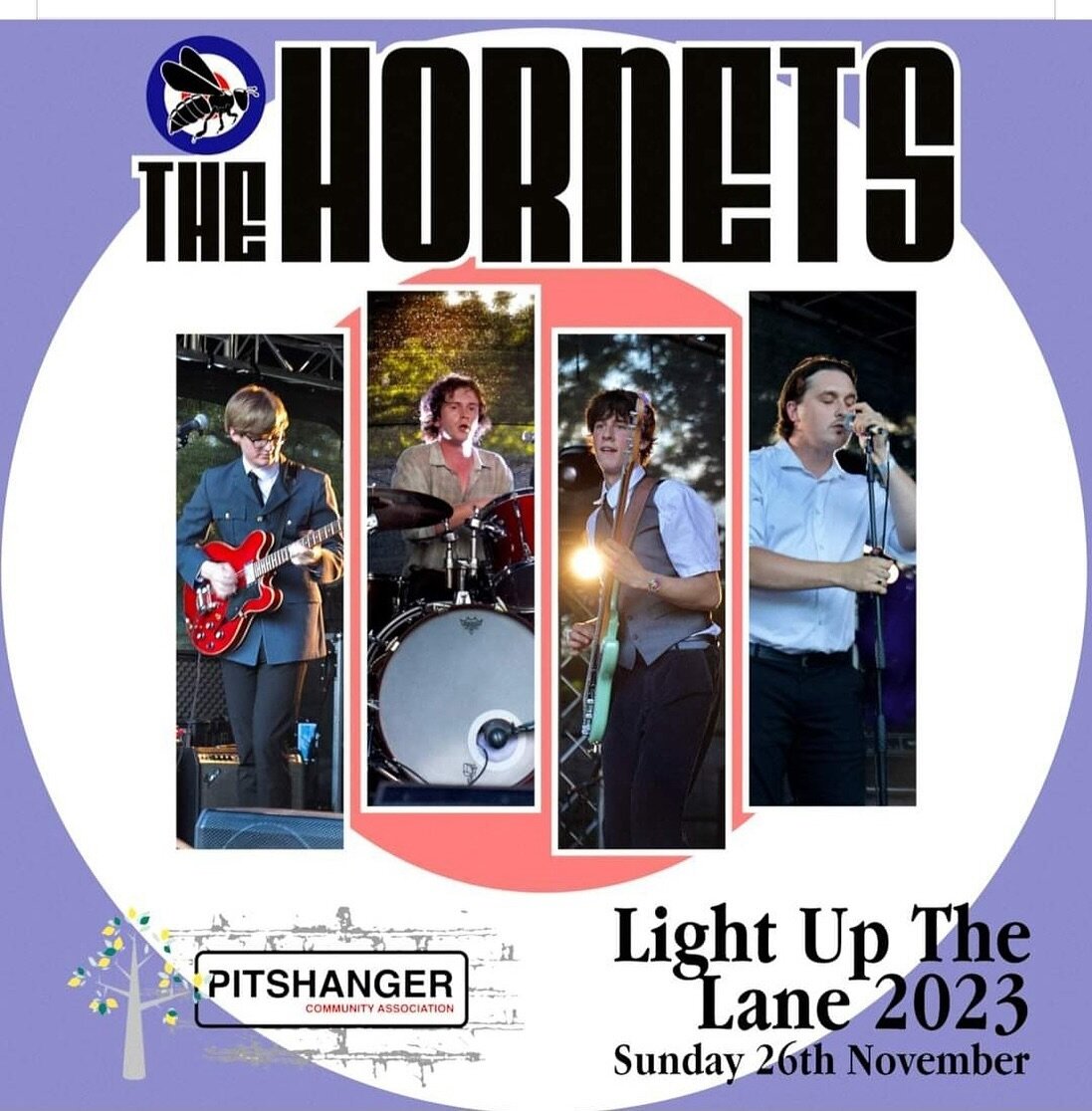 @the.hornets_ will be on the Acoustic stage at Light Up the Lane today at 5.30pm

#livemusic #communityevent #pitshangerlane #pitshanger #ealing #christmasevent