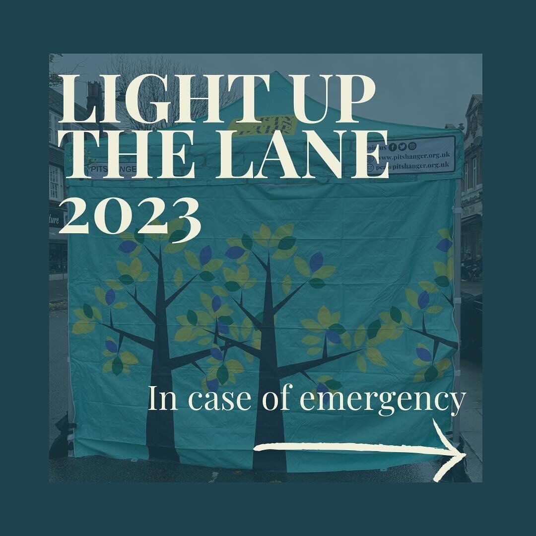 Light up the Lane 2023 notice! 

We want everyone to have an amazing time today so please note the procedure for lost children or emergency assistance.

#pitshangerlane