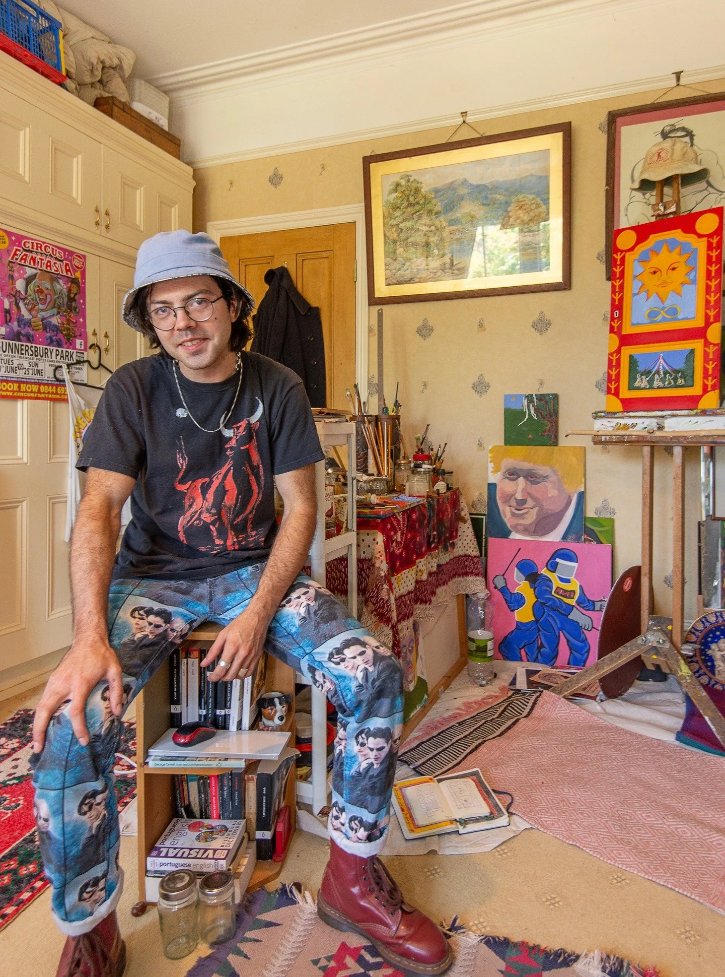 Over the next month, we are showcasing #localartists in the #pitshanger community that are taking part in #ealingbeat. You will get a look inside their #studiolife and what they love about our #highstreet. Tom Francis is the next artists that the PCA