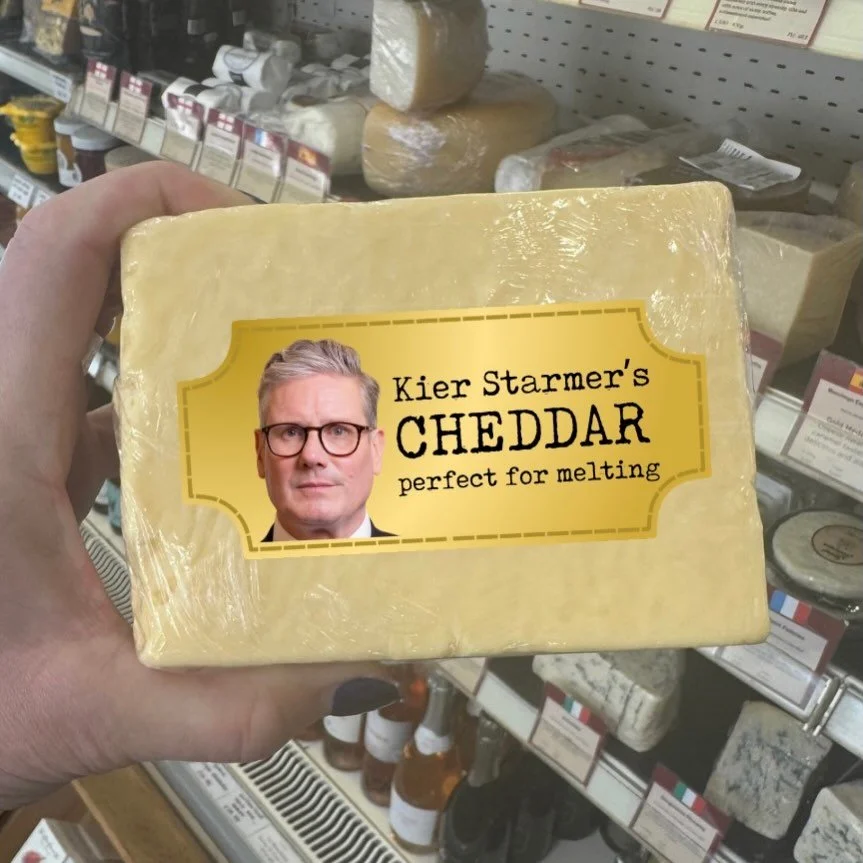 We&rsquo;ve got a new cheese in today in honour of our wonderful Prime Minister. Be sure to pop in and get some for the ultimate toastie!
#cheese #kierstarmer #harrisonsdeli #pitshanger #whatamelt