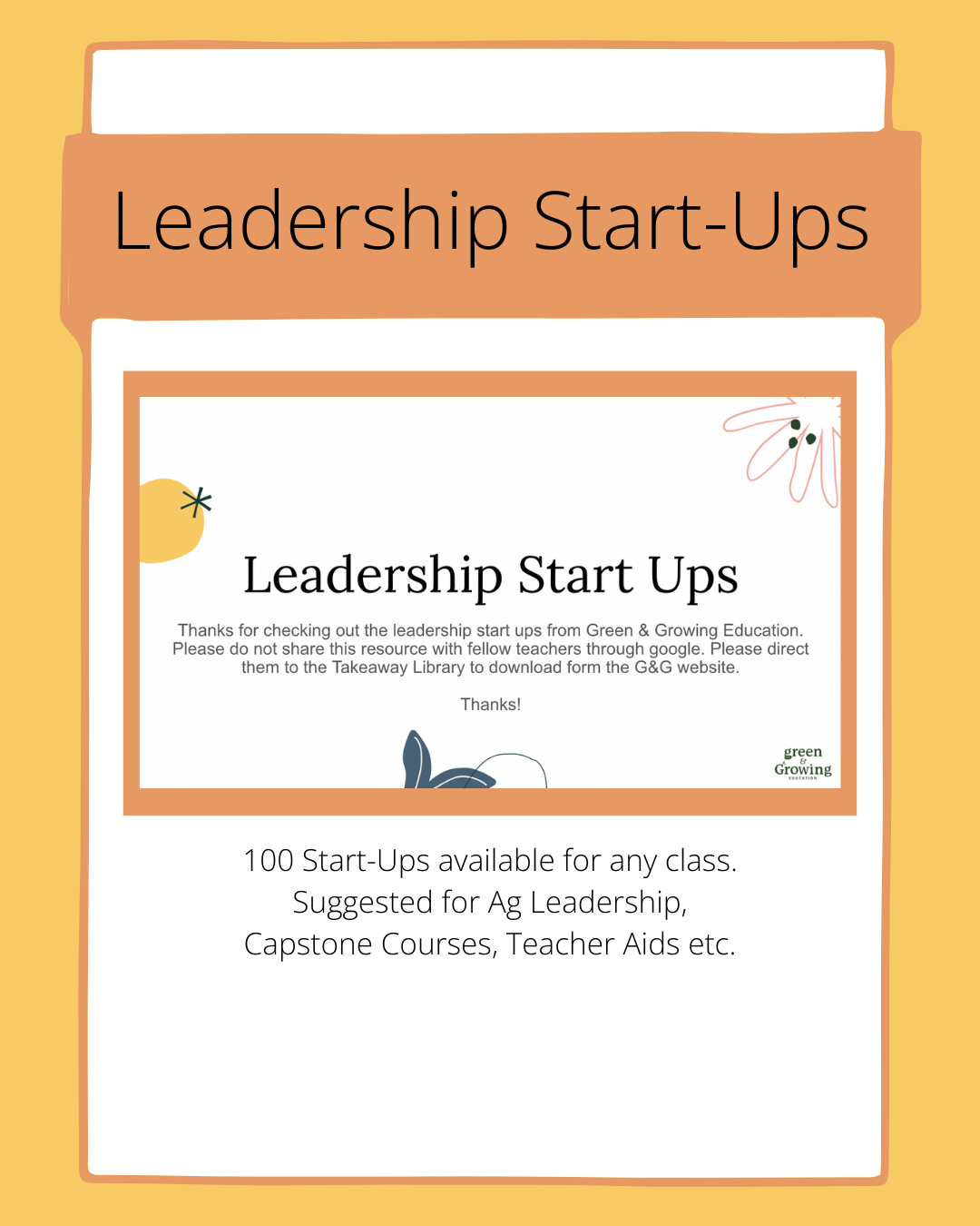 Leadership Start Ups
