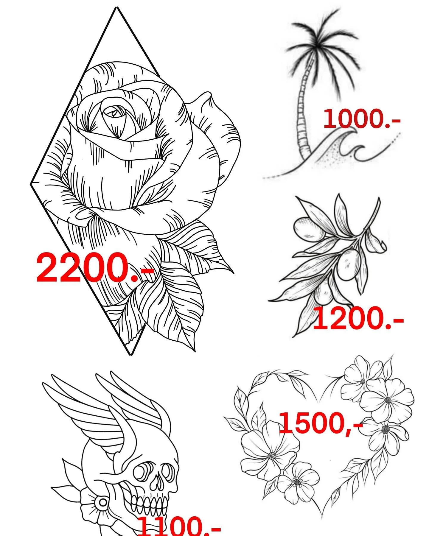 Her er noen motiver  til fastpris. St&oslash;rrelse justerer vi f&oslash;r vi tatoverer. Noen kan vi ogs&aring; lage i farger.
Her er det f&oslash;rst til m&oslash;lla som gjelder, DM for info/booking.

#bl&aelig;kkcompagniet #hamar # tattoo #tatover