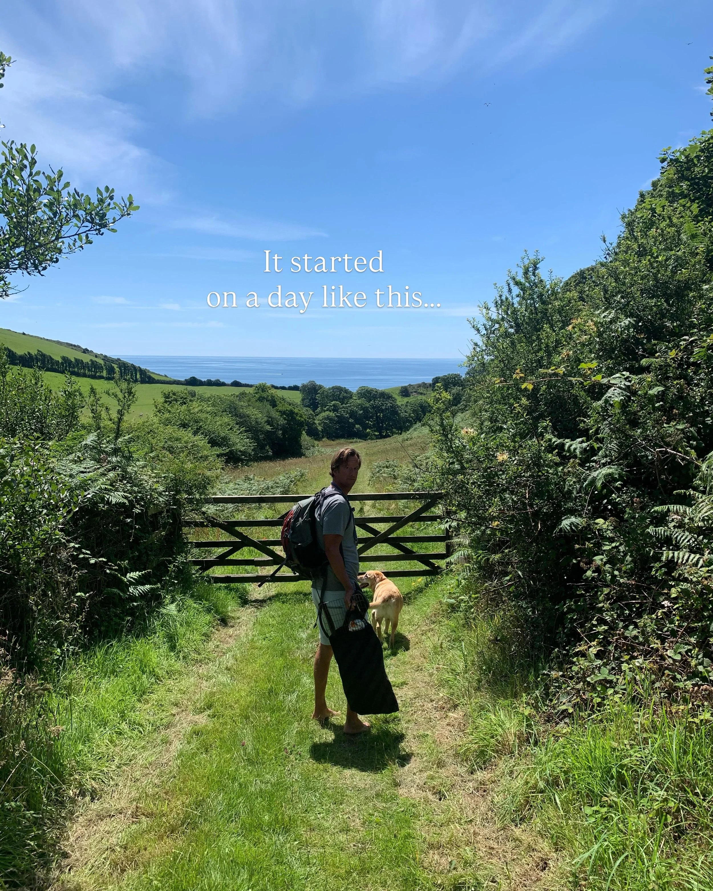 It started on a day like this.

Warm air, sunshine, blue skies and a walk through the meadows not far from Lantic Bay.

Summer Gin was the second gin I created after Original. I was inspired by the abundance of summer and how quickly it passes. I kne