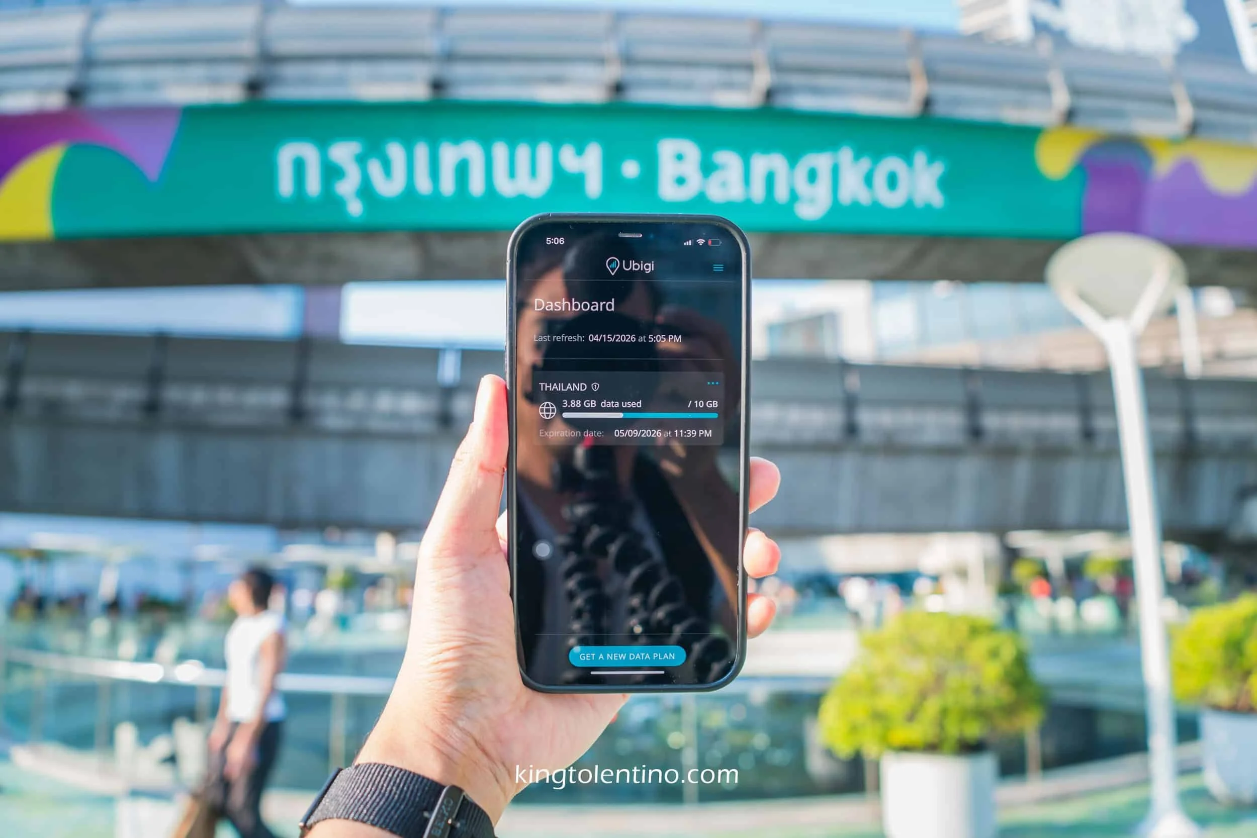 Ubigi eSim review in Bangkok