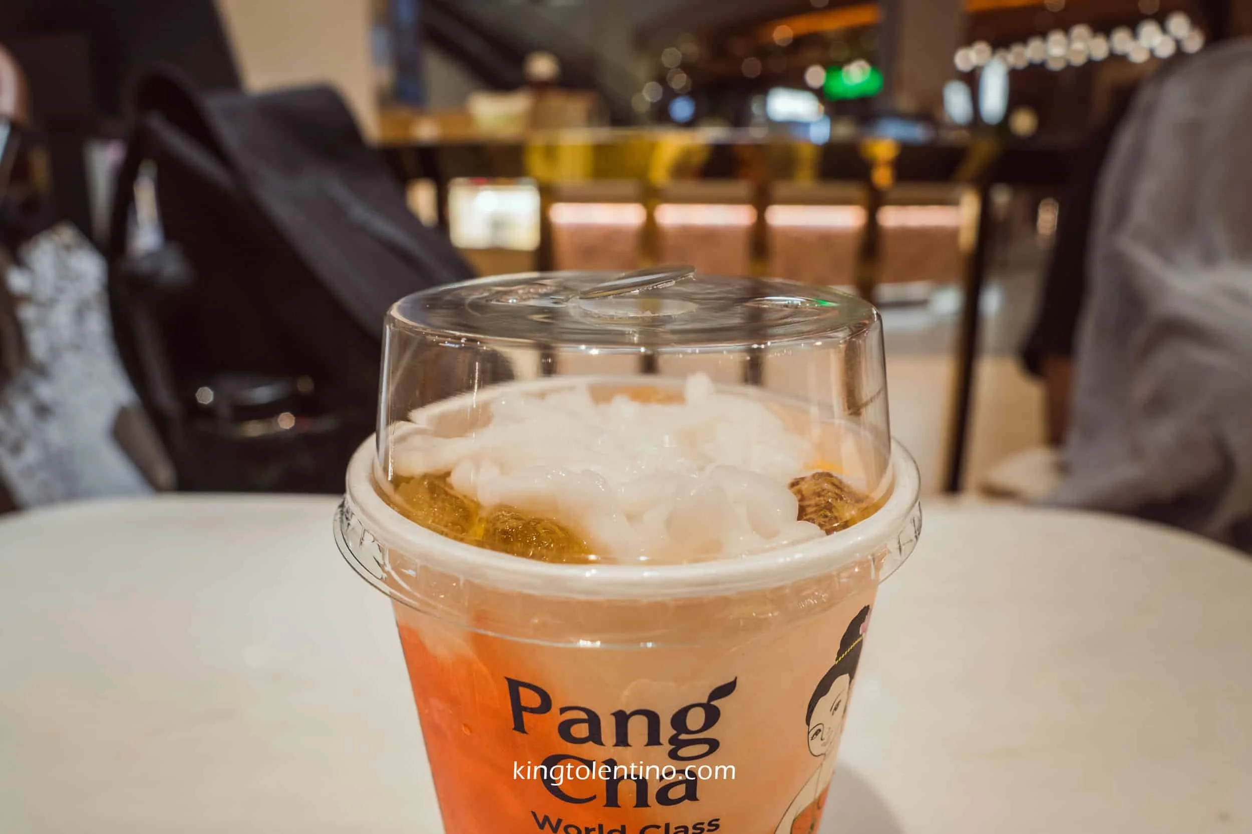 Royal Thai Milk Tea – Ice Special with Coconut Meat