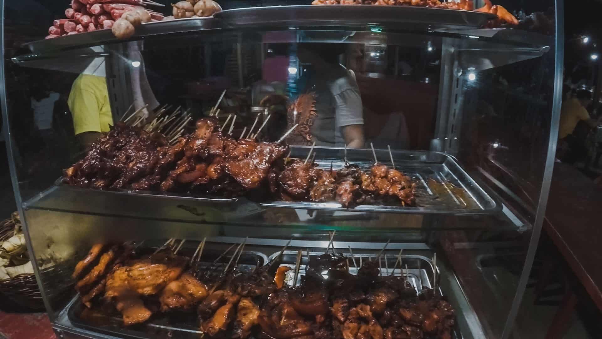 Barbeque Stall in San Francisco Baywalk, Camotes Island