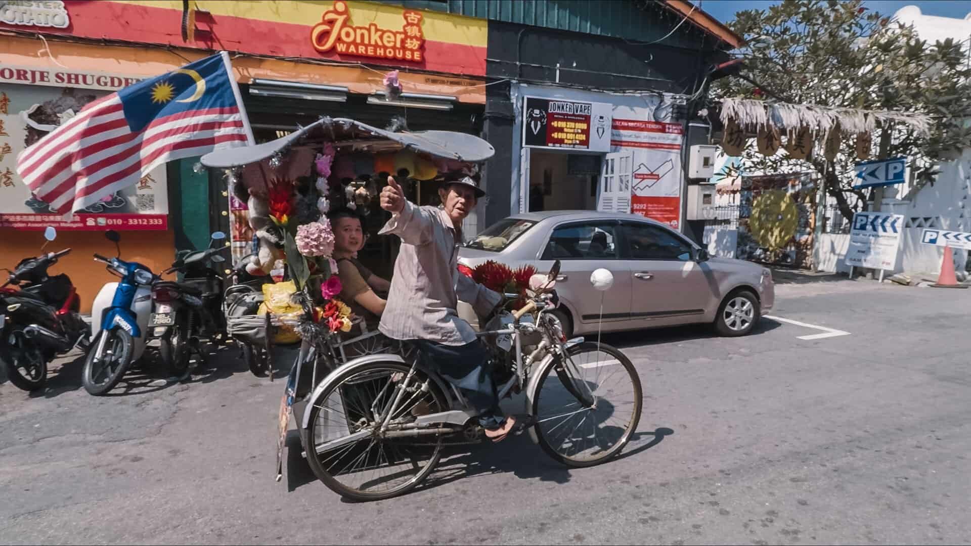 Rickshaw of Melaka, Malaysia