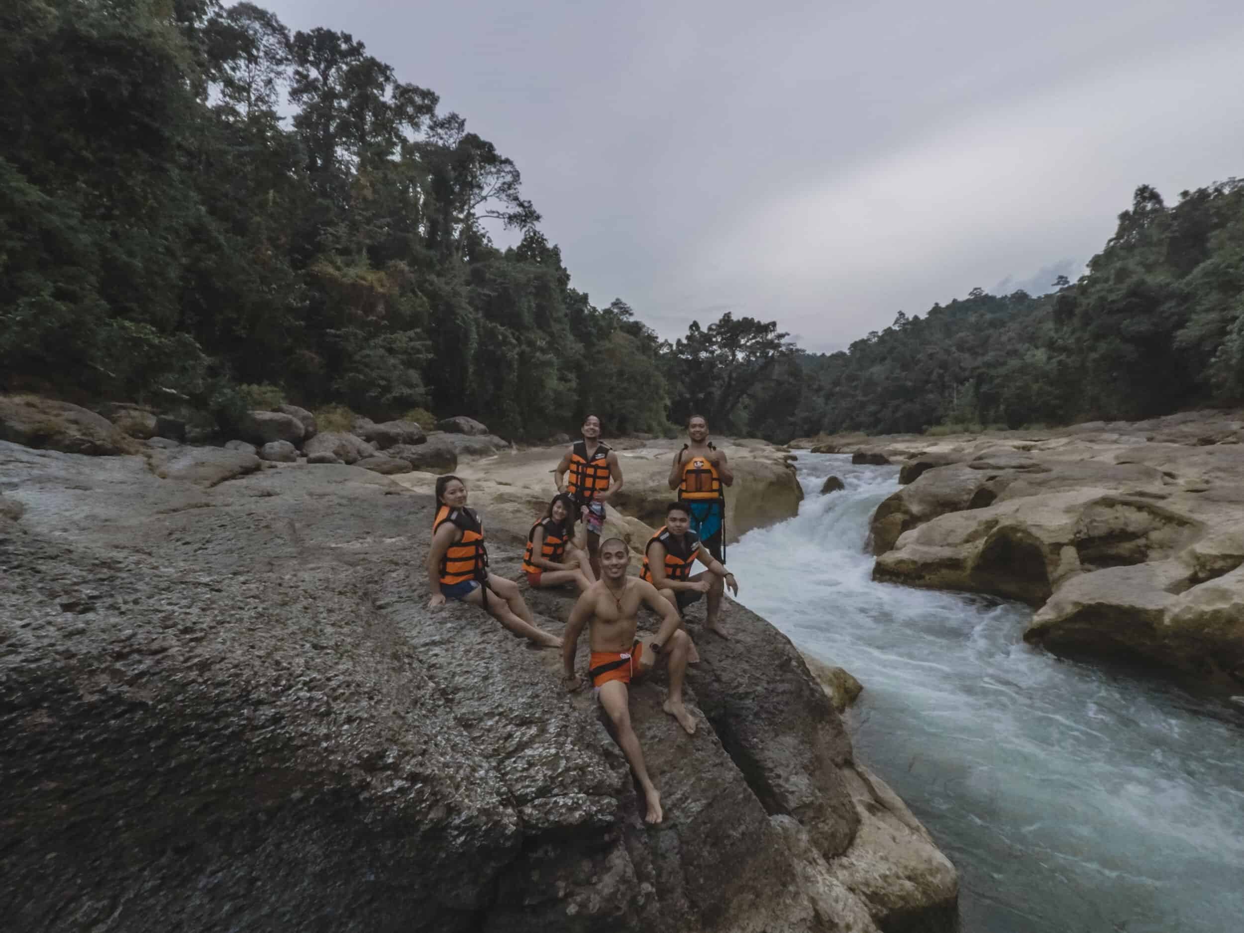 Mini Falls at the end of TORPEDO River Adventure