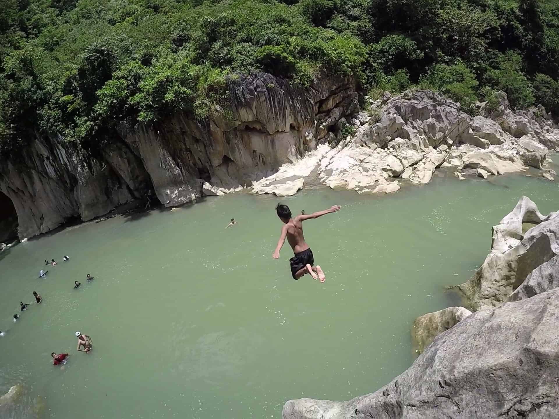 Tinipak River Cliff Jumping
