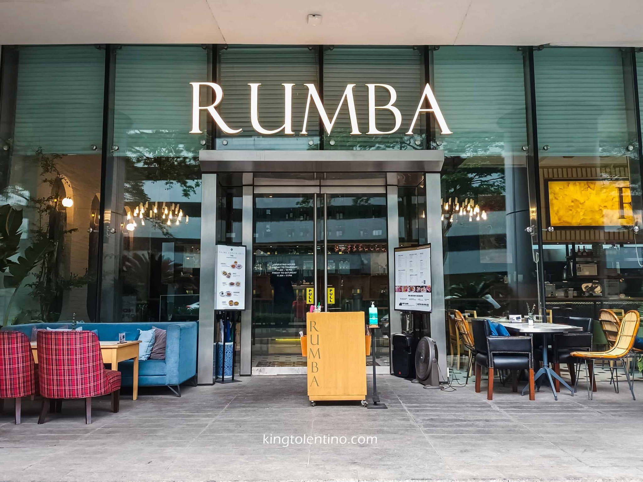 Mediterranean Restaurant at The Shops at Ayala Triangle, Makati
Rumba 

https://www.kingtolentino.com/blog/rumba

====
Let's Connect
====
Website: https://www.kingtolentino.com
Youtube: https://www.youtube.com/KingTolentino
Facebook: https://www.face