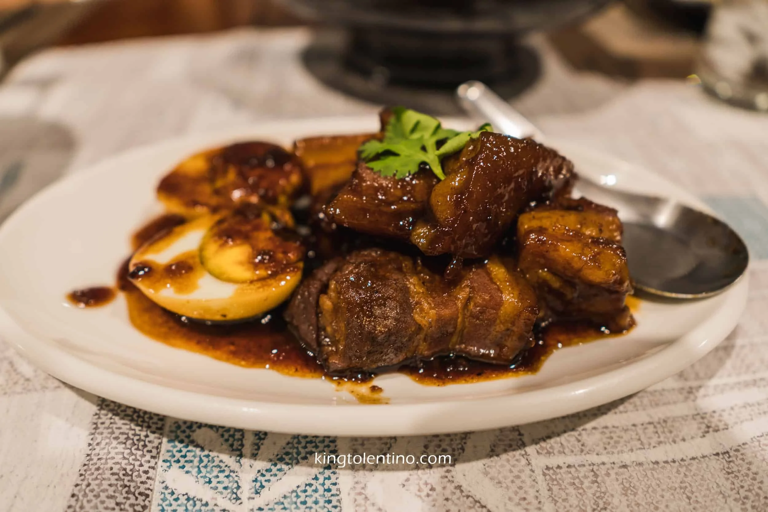 Stir Fried Pork Belly in Black Pepper Sauce