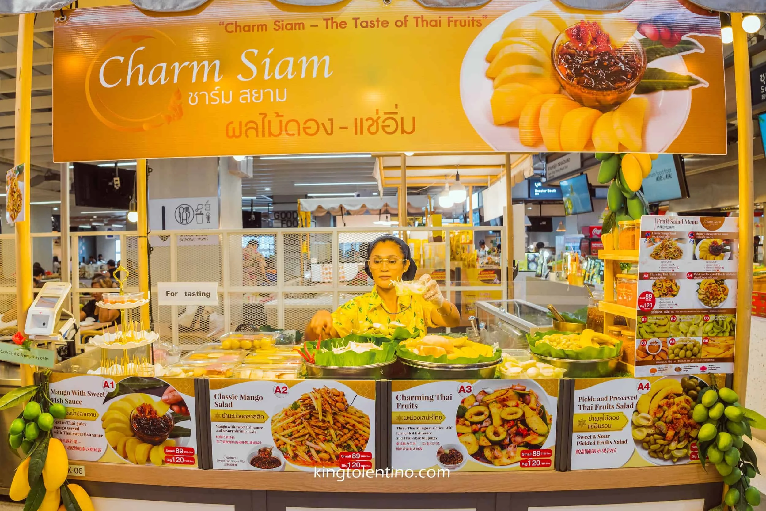 Charm Siam in Platinum Food Floor