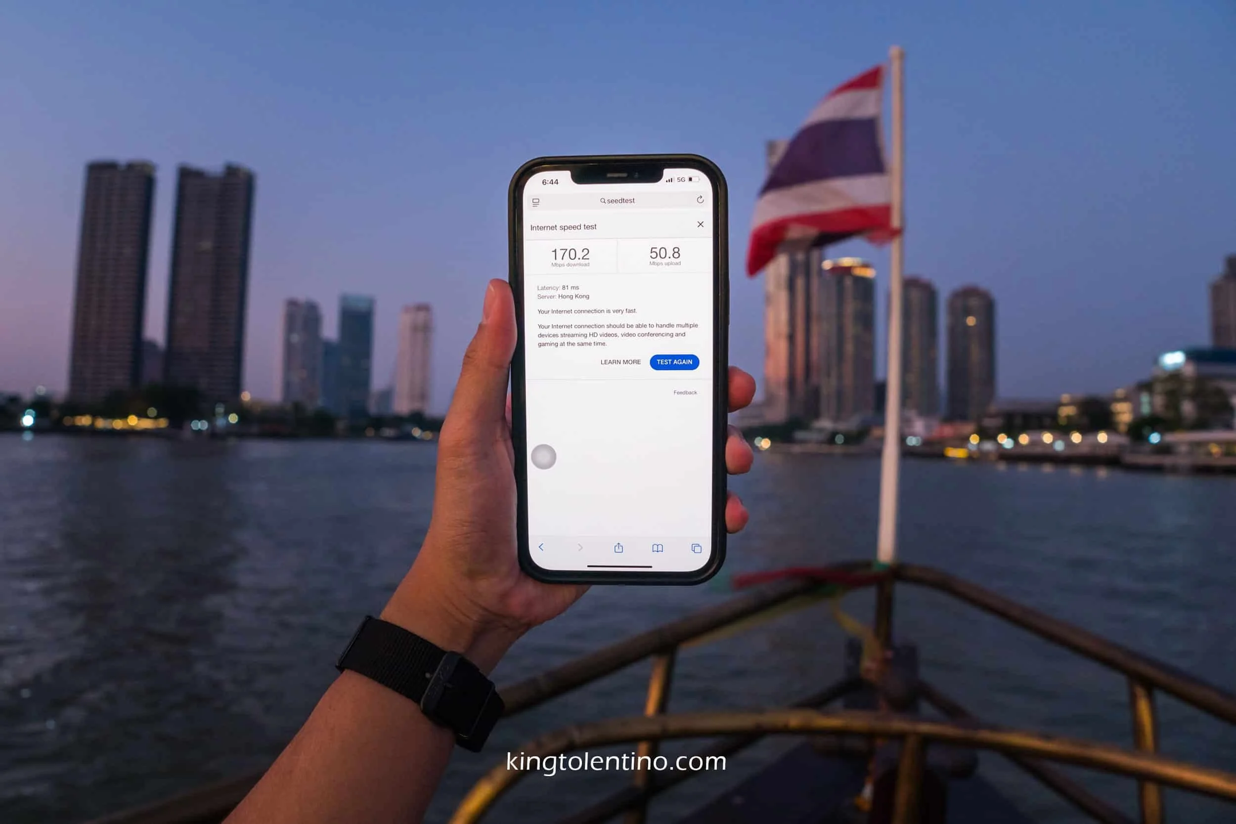 Ubigi eSim review in Bangkok