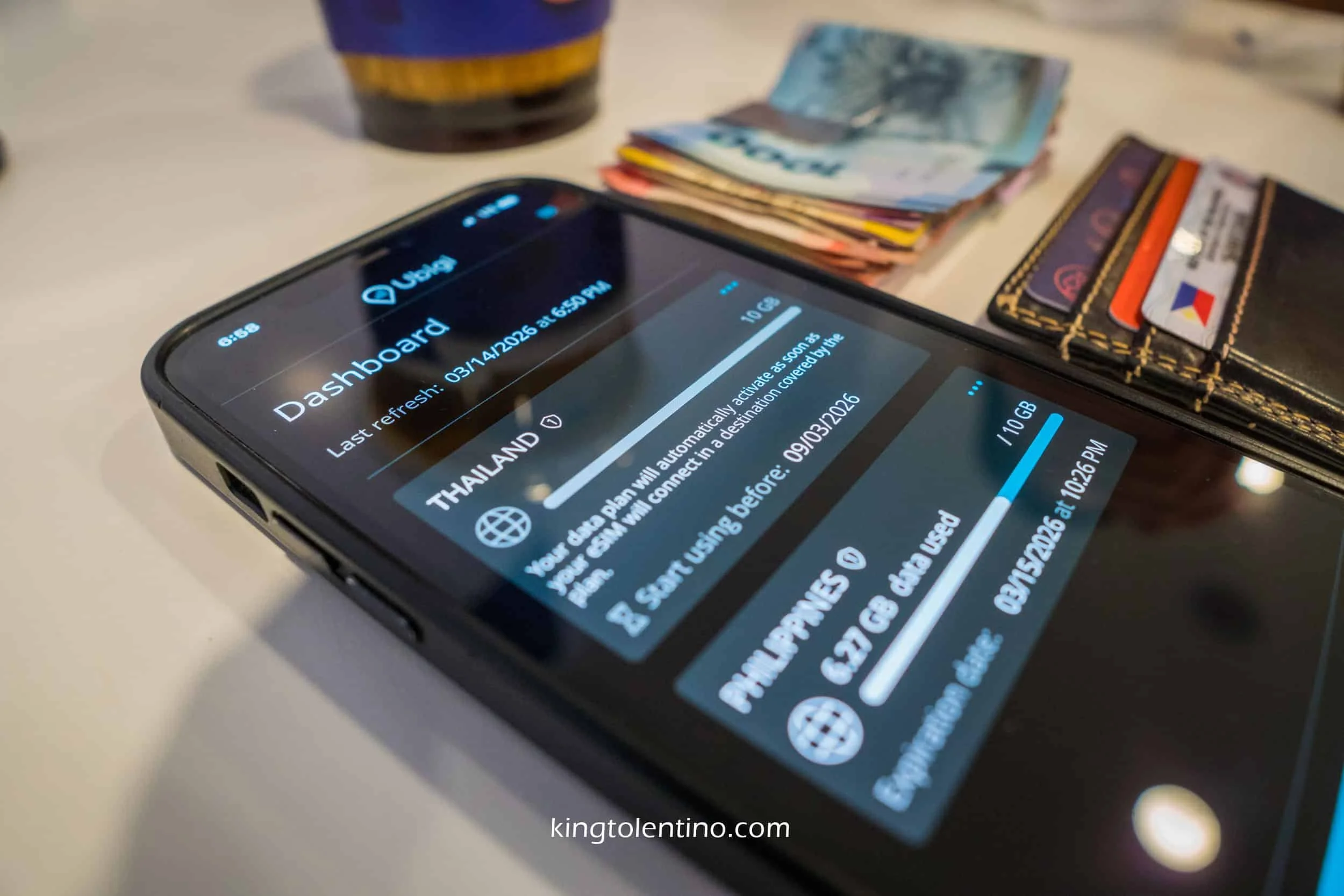 Ubigi eSim review in Bangkok