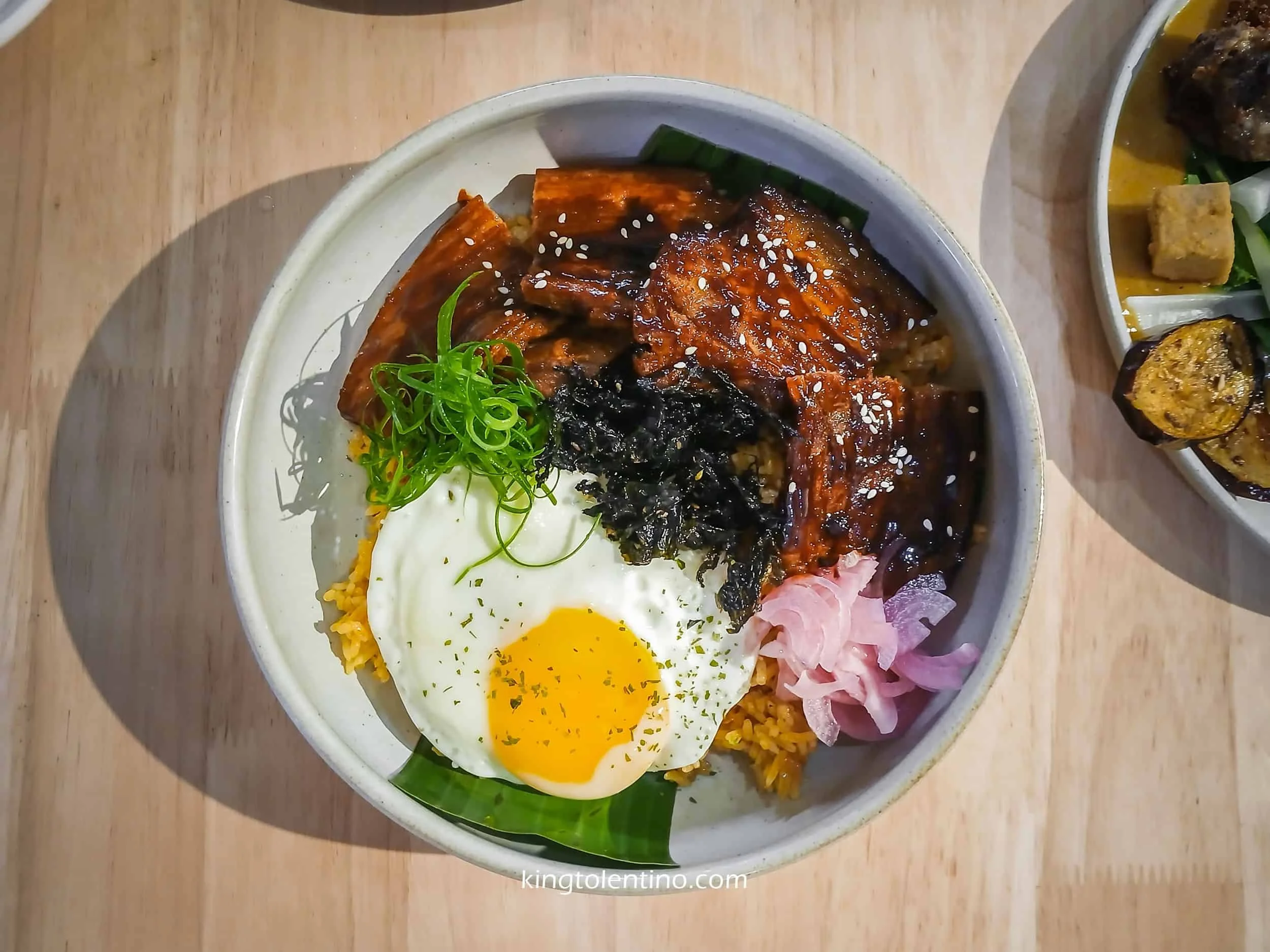 Atchara Rice with Liempo of Silid