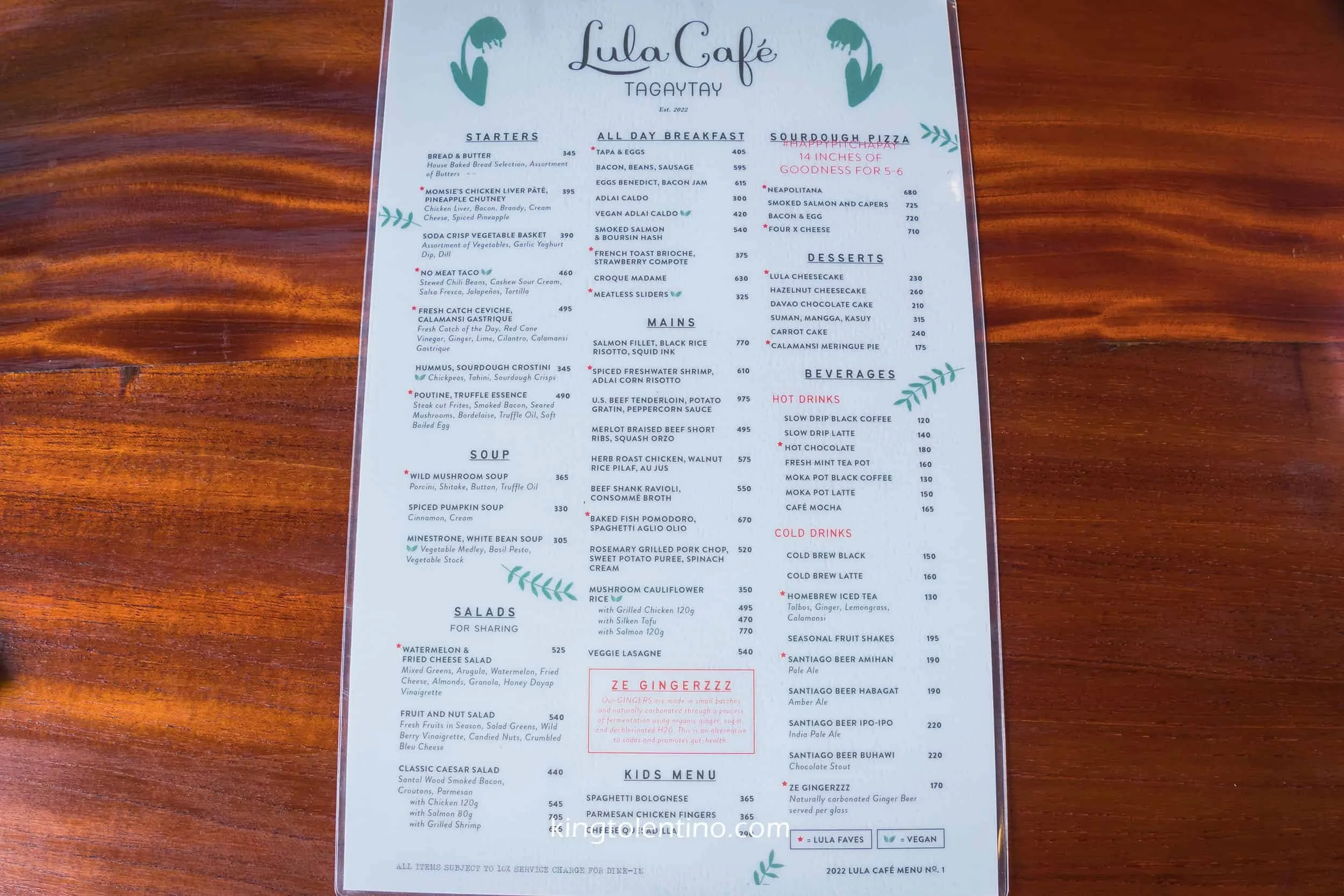 Lula Café Small Mountainview Café in Tagaytay — King Tolentino