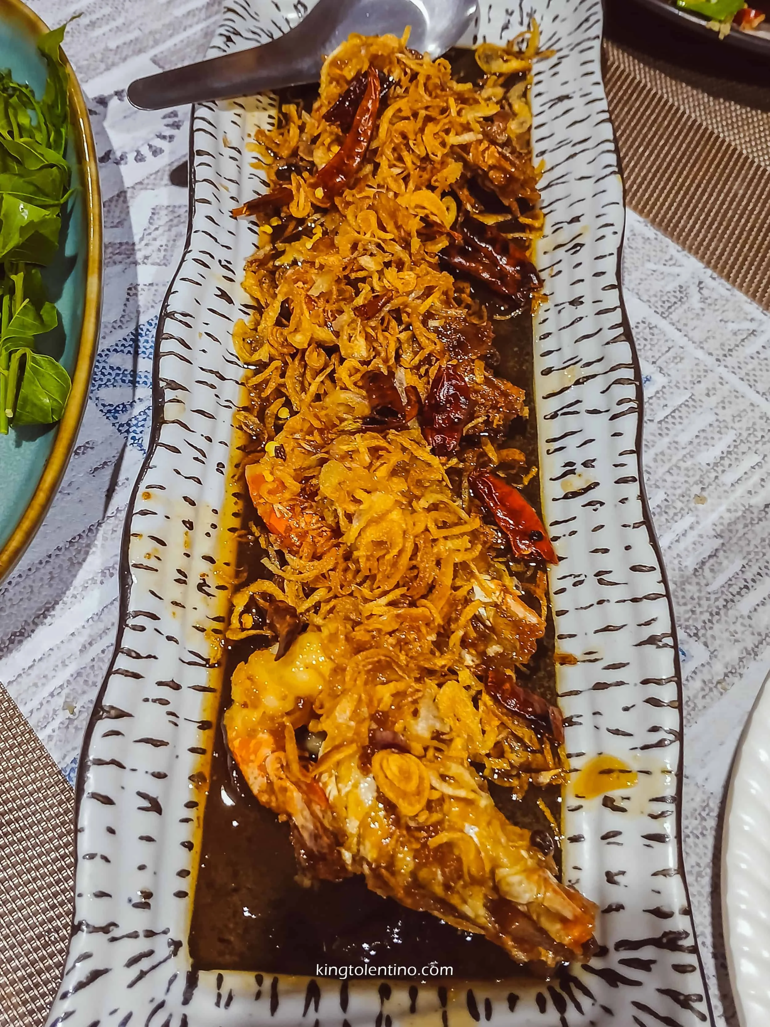 Prawns in Tamarind Sauce of Baan Met Sai