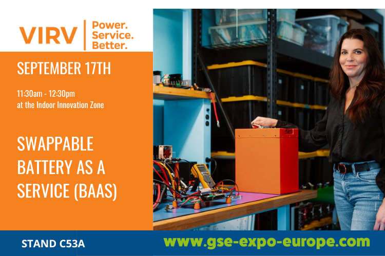 Swappable Battery as a Service (BaaS) Talk at GSE Expo