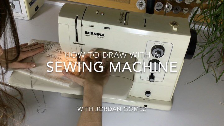 I&rsquo;M! SO! EXCITED! I&rsquo;m releasing my first @skillshare class &lsquo;How To Draw With A Sewing Machine&rsquo; on May 28 - only one week away!
.
This is a 20-minute Free Motion Sewing 101 class. It&rsquo;s geared toward any level of sewist, f