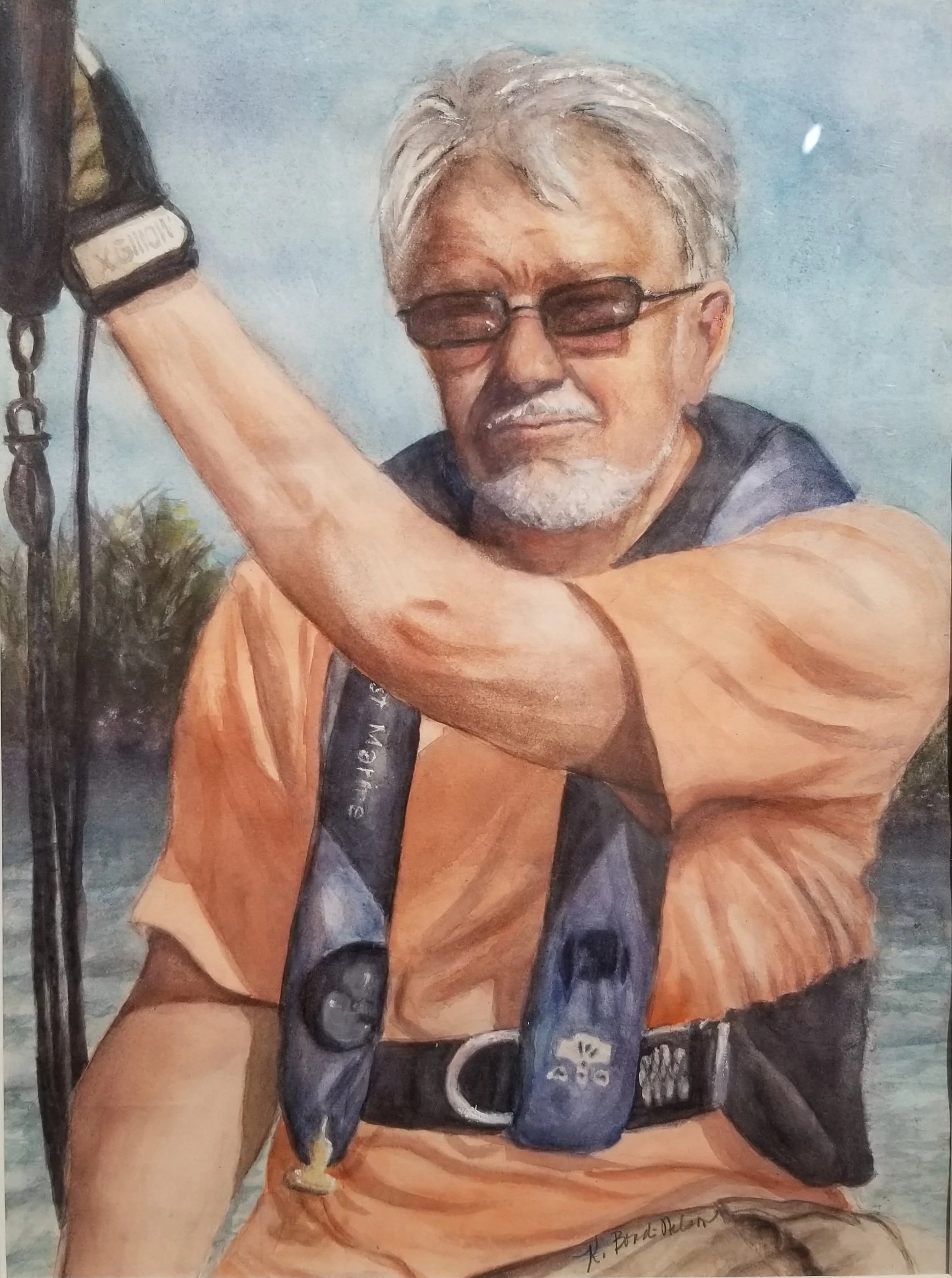 First Place "The Intrepid Sailor" by Kathy Bond-Nelson