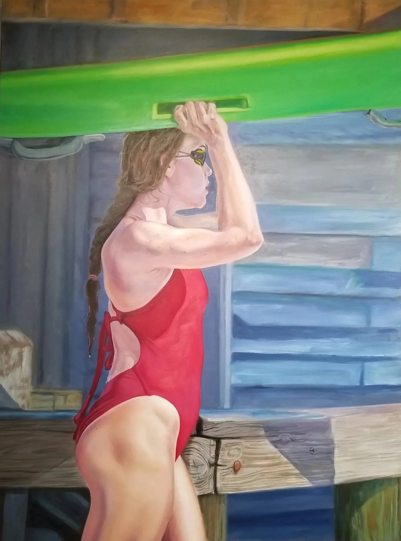 Second Place "Red Swimsuits" by Weldon Ryan