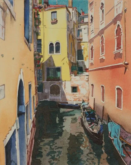 Nancy Hunter - Watercolor- "Venice"