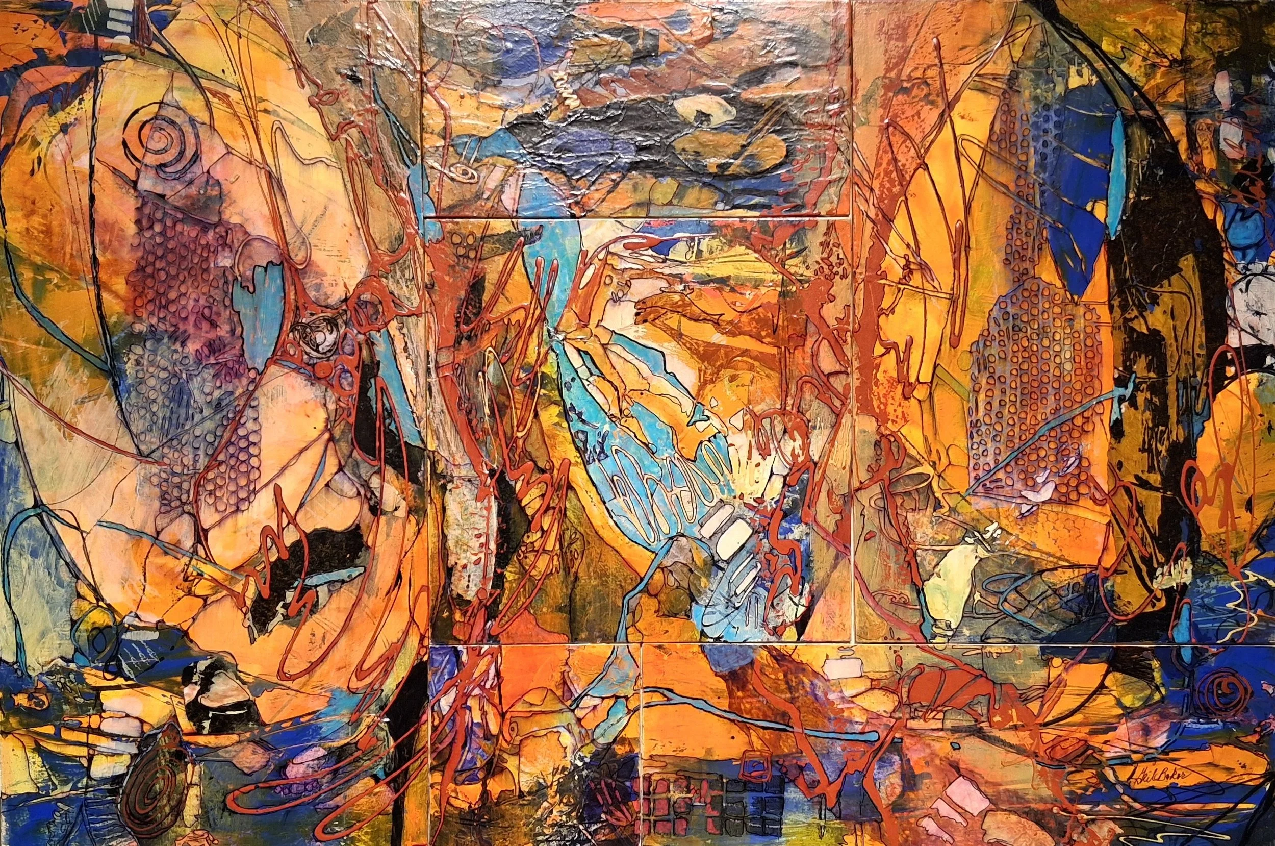 Achievement "Controlled Chaos" by Gail Bokor - Award Sponsored by Connie Krzyzowski in Memory of David Fithian