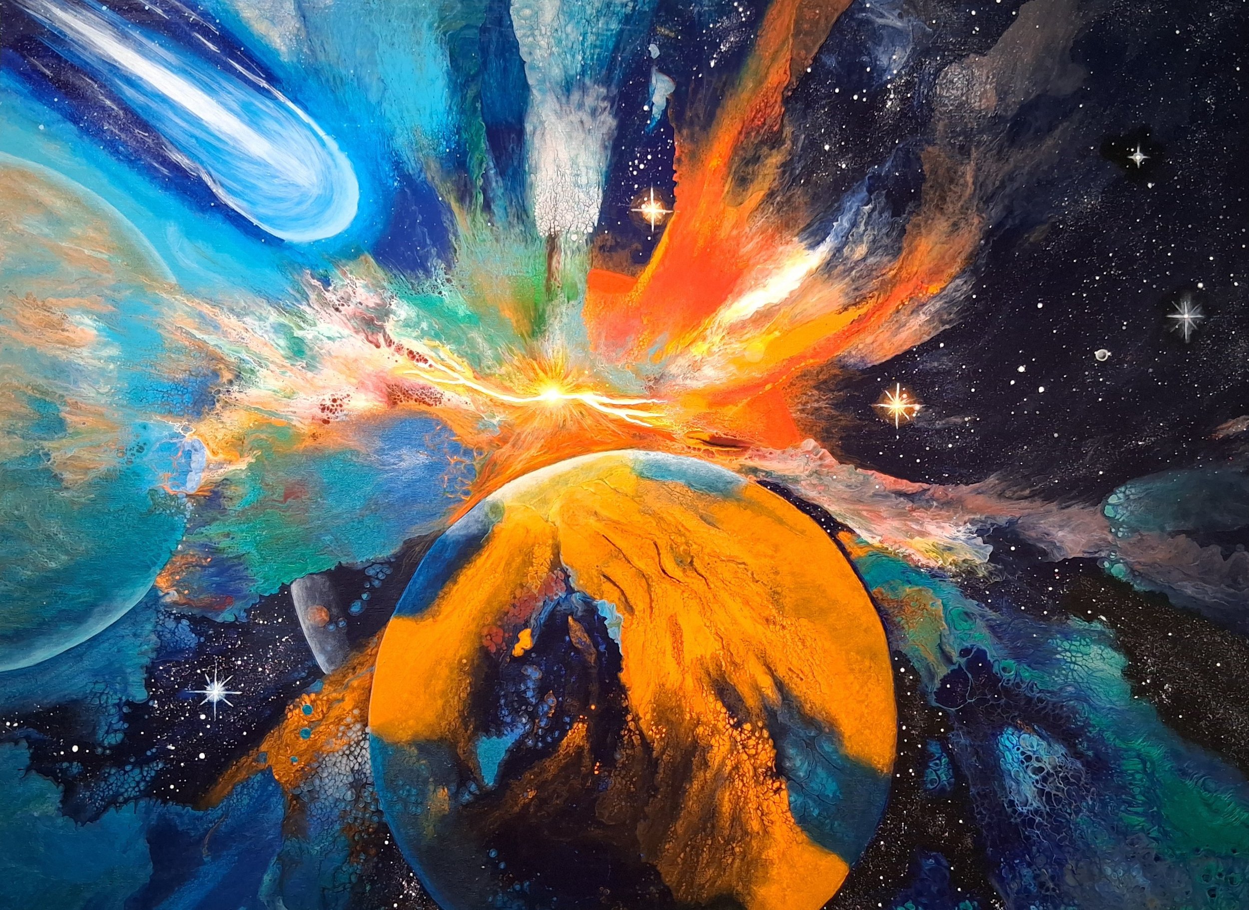 Distinction "The Big Bang: Celestial Awakening" by Monique Cohen