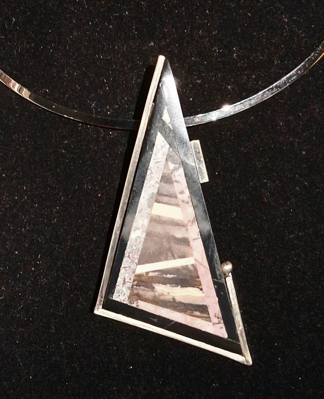 Recognition "Angled Art Pendant" by Mary Wentzel