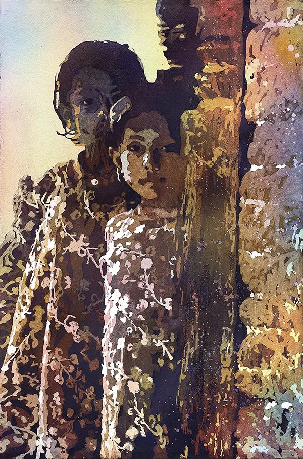 Nepalese girls watercolor.jpg