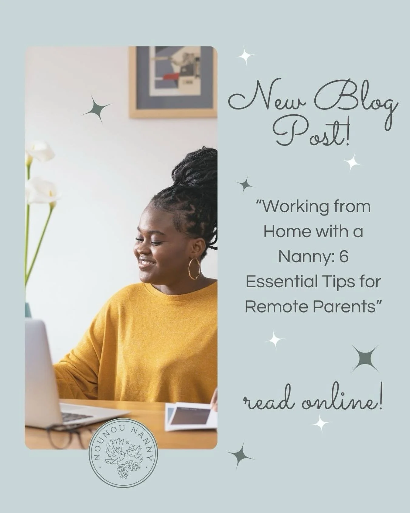 Posted on our website now! Tips for fellow work from home moms and dads: Nounou-nanny.com/blog 👌

#wfh #workfromhome #nanny #nannyagency #childcare #nannyagency #blog #blogpost