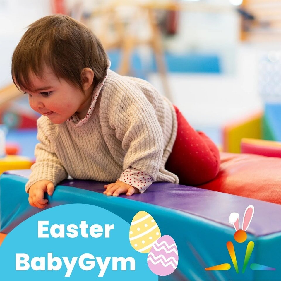 Always wanted to try BabyGym? ✨️ The Easter holidays is the perfect opportunity to come along for a one off session before signing up for a full term! 🐰 Dates and times below ⬇ ⭐

Thursday 4th April
Tuesday 9th April
Thursday 11th April

🔸️️9:15-10