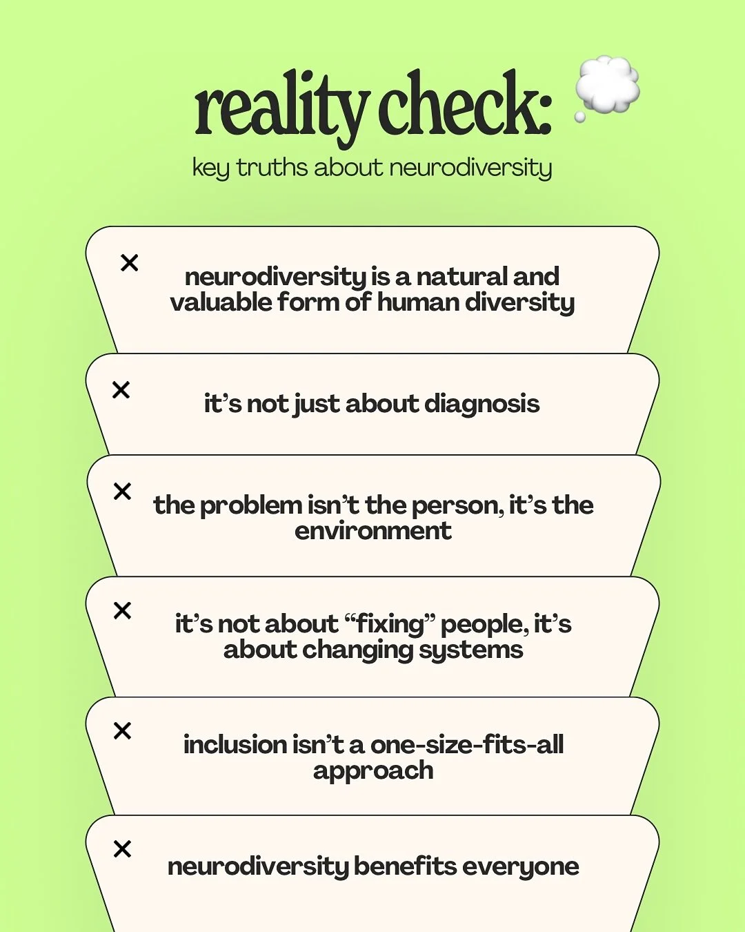 what does it really mean to be neuroinclusive? 😮‍💨
it’s about understanding the nuances of different cognitive styles and intentionally designing spaces that support everyone to succeed not just survive 🫶🏼
from prioritising psychologi
