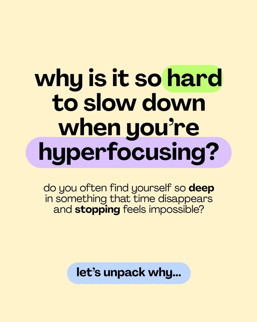 slowing down isn&rsquo;t easy when your brain is built for momentum 🏃

as an audhd&rsquo;er, rest can feel like hitting a wall, your thoughts don&rsquo;t stop just because you want them to

sometimes we chase stillness with scrolling, zoning out, or