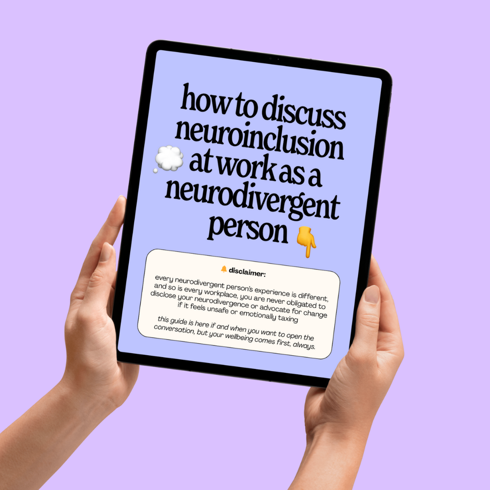 How to discuss neuroinclusion at work