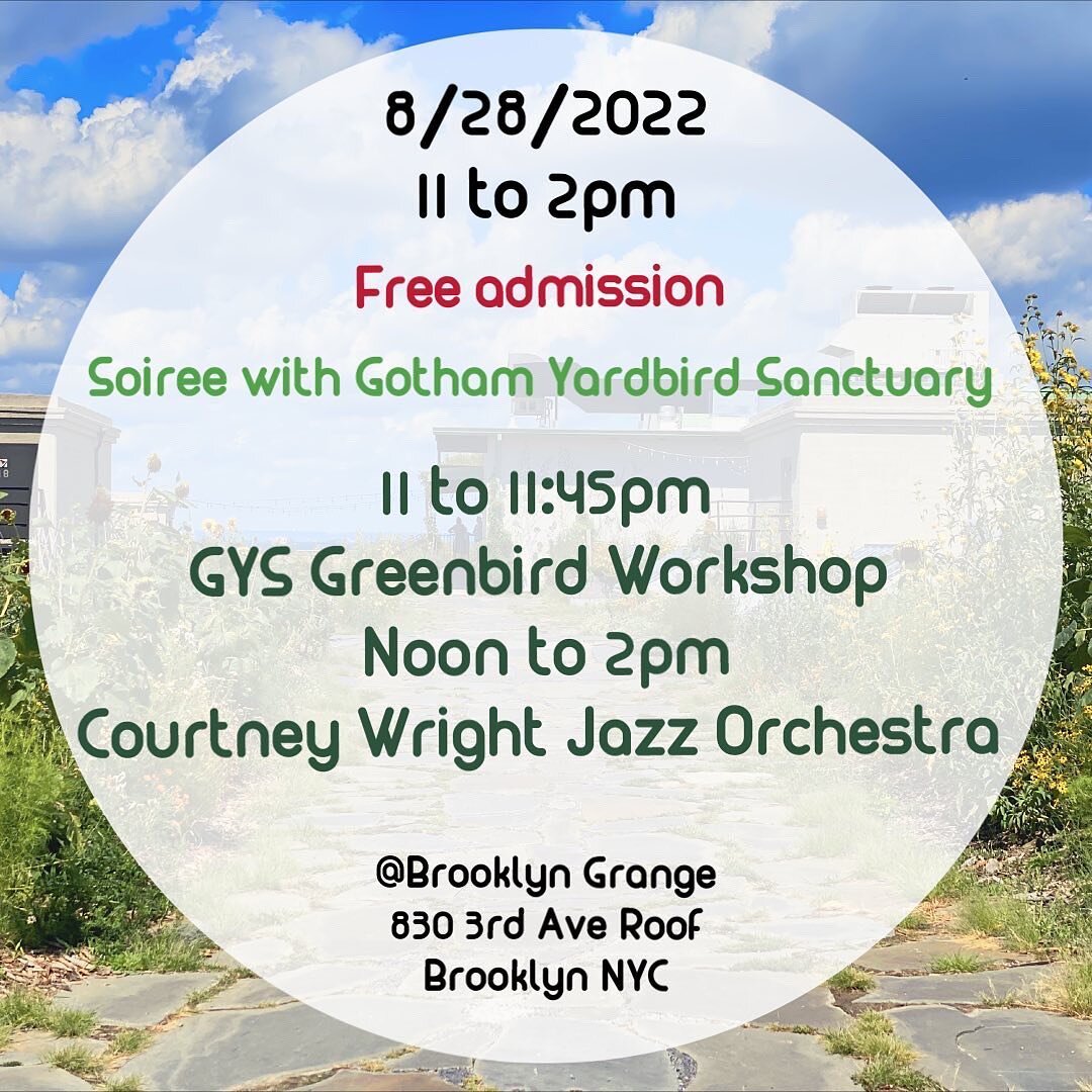 Jazz nonprofit Gotham Yardbird Sanctuary wants to celebrate Charlie Parker Birthday weekend with NYC&rsquo;s courageous female leaders in various fields 🎉❤️🕊

Announcing a collaboration event &ldquo;Soiree with Gotham Yardbird Sanctuary&rdquo; on 8