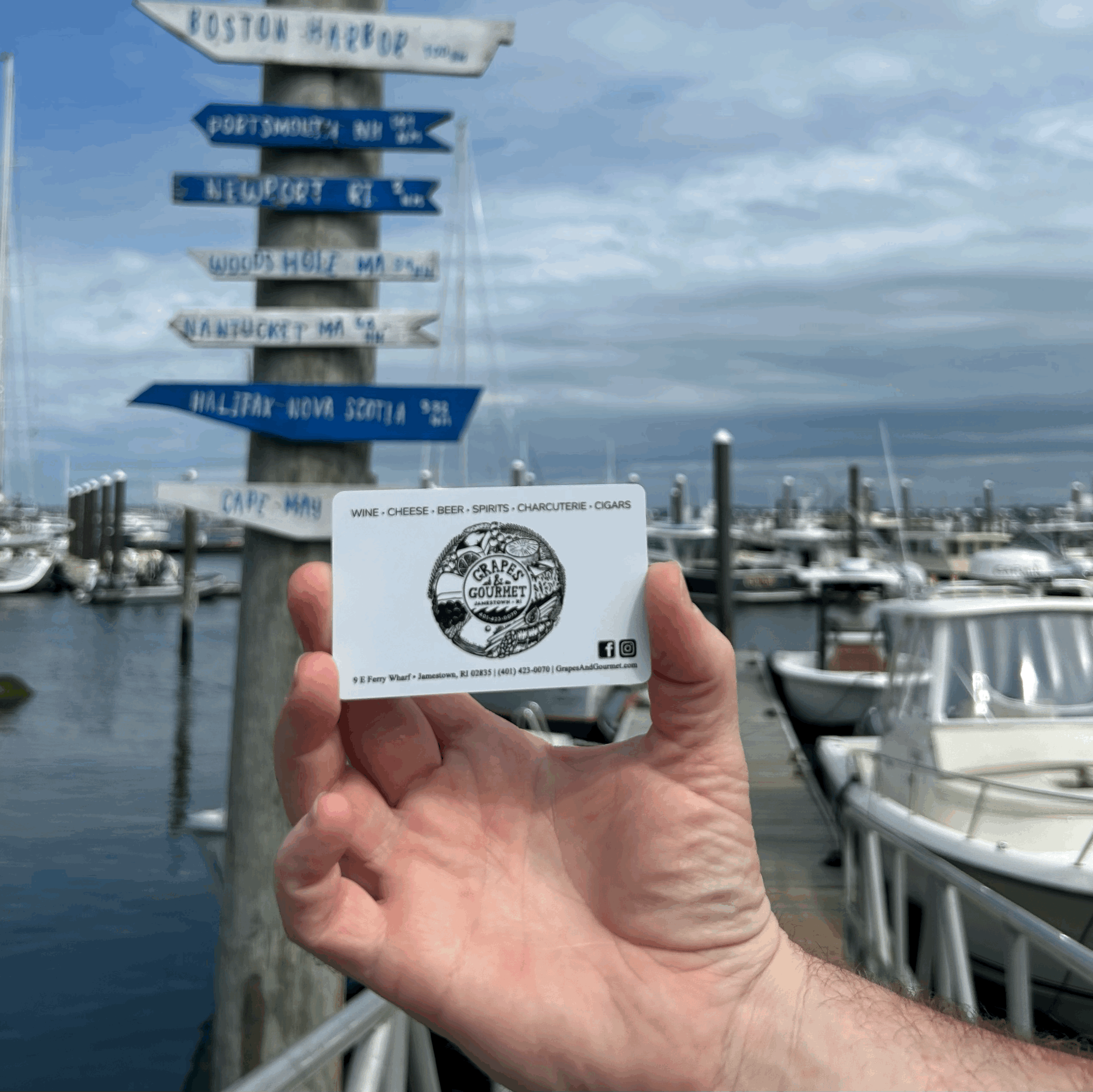 Grapes and Gourmet Gift Card