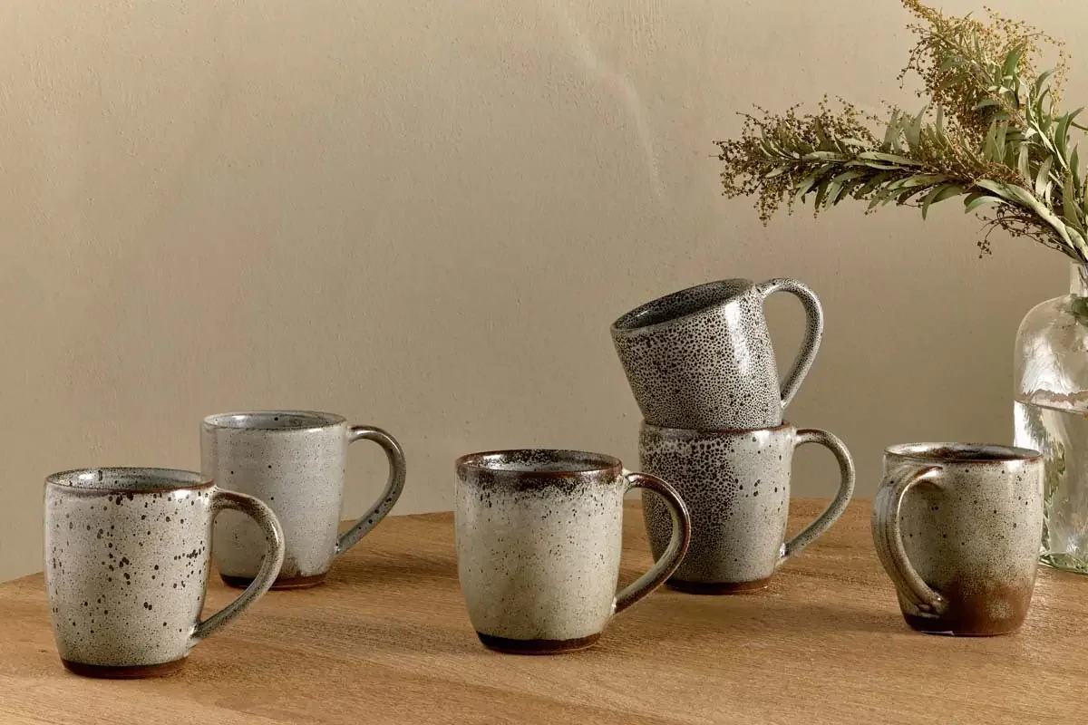 NKUKU CAM LARGE MUG - MOCHA - SET 0F 2