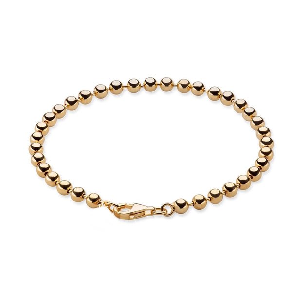 DOUVEI Gold Beaded Bracelets for Women,14K Real Gold Plated Bead Bracelet  Inspirational Gold Bracelet for Women Fashion Beaded Jewelry  (4mm+5mm+6mm+8mm) : Buy Online at Best Price in KSA - Souq is now