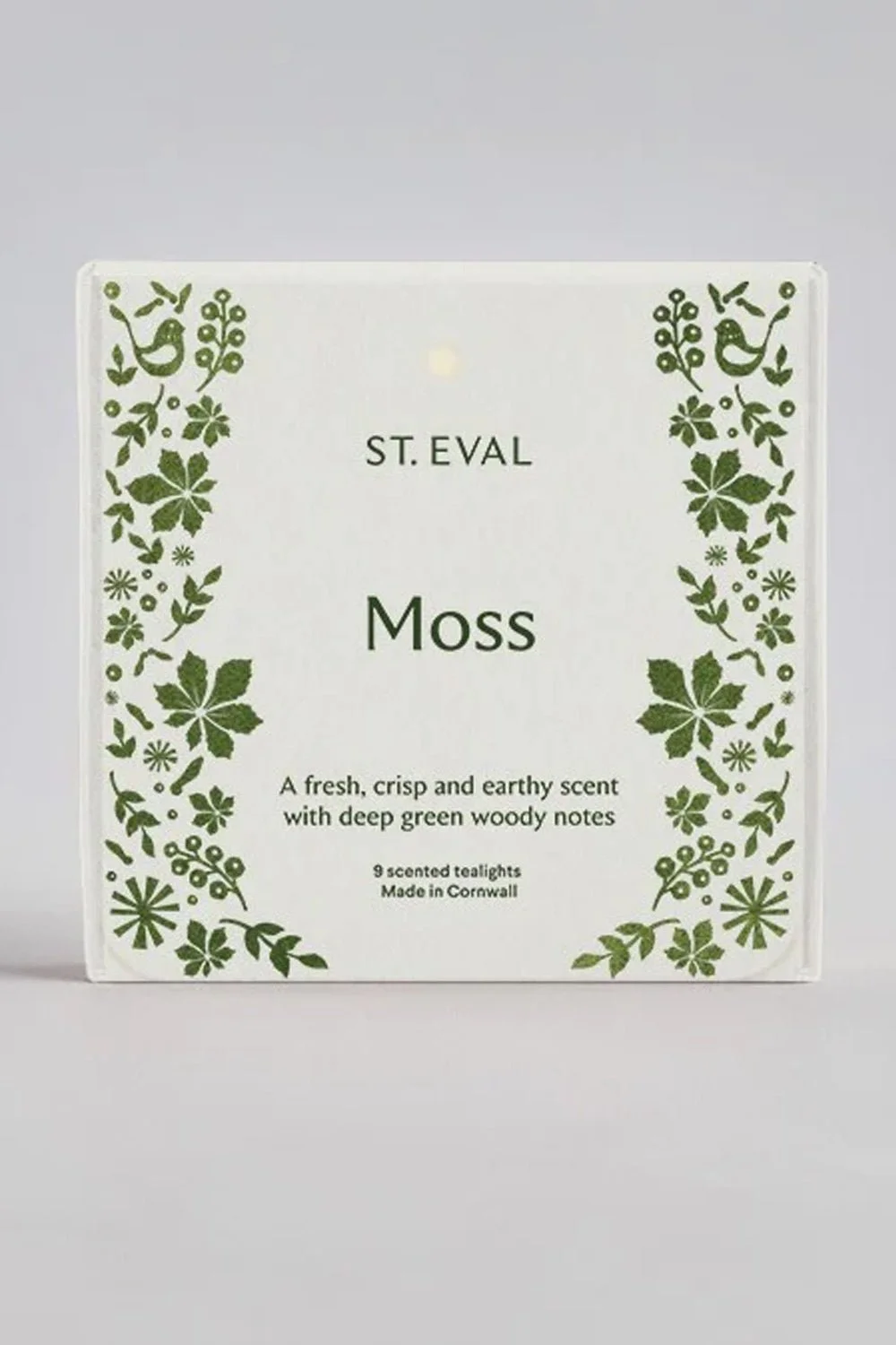 ST EVAL MOSS, FOLK SCENTED TEALIGHTS — Peacock & May