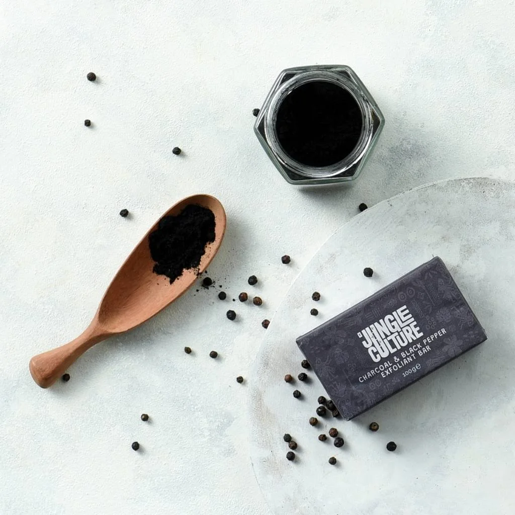 JUNGLE CULTURE CHARCOAL & CRACKED PEPPER SHAVING BAR