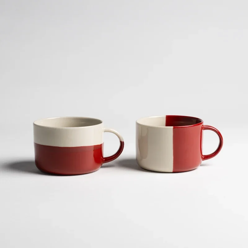 KINDRED RUE LARGE MUGS - EARTH RED