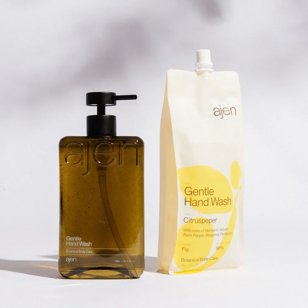 AJEN GENTLE HAND WASH STARTER SET - CITRUSPEPER