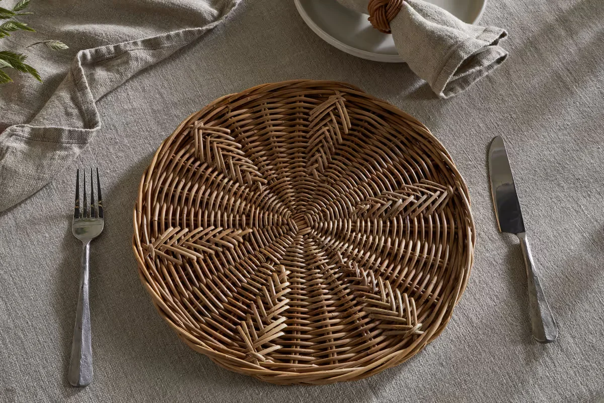 NKUKU BERSAMA RATTAN PLACEMAT - NATURAL