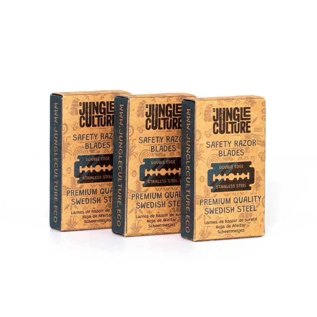 JUNGLE CULTURE SAFETY RAZOR BLADES - PACK OF 10
