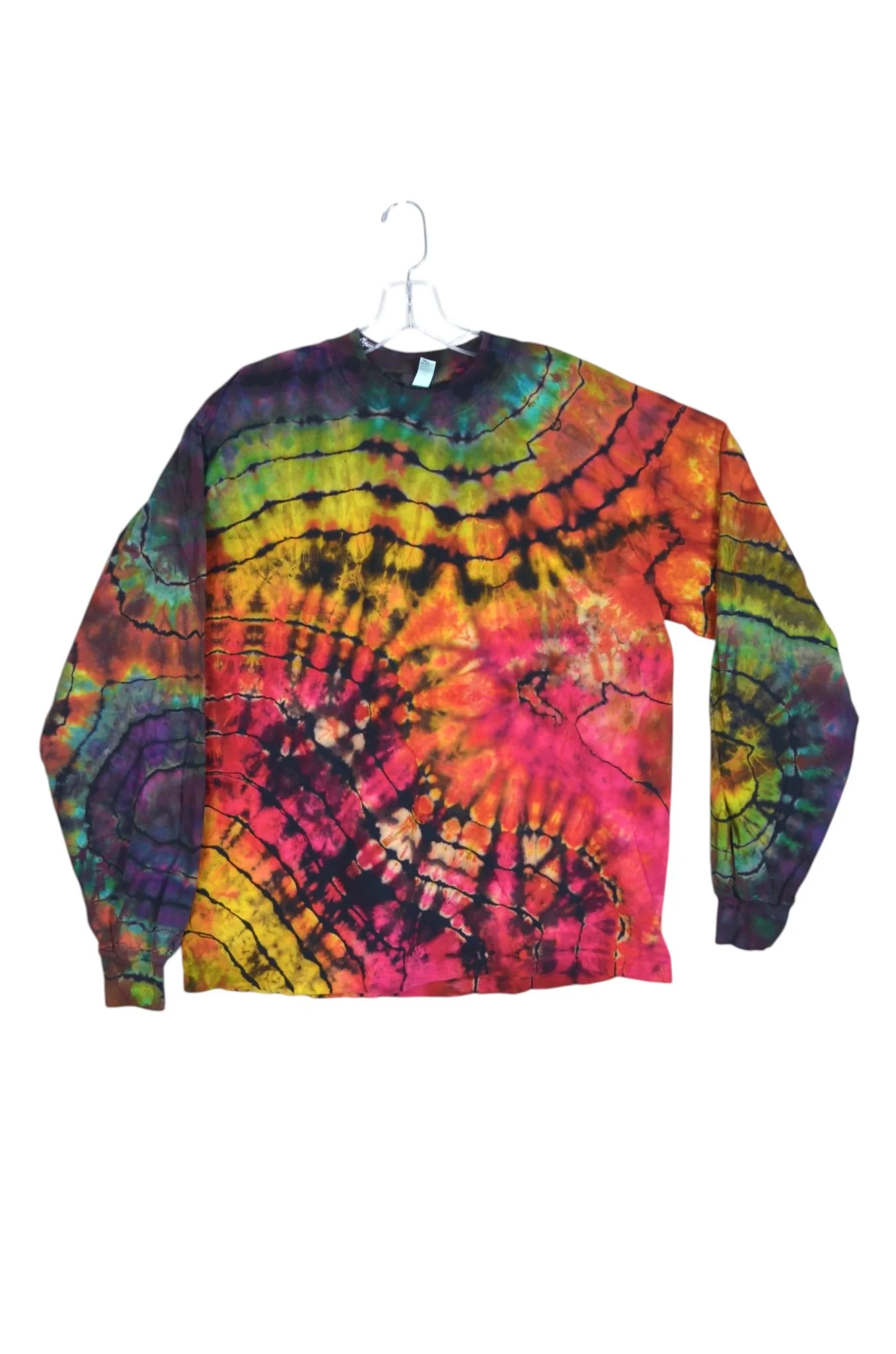 Large "Evening Dew" Reverse Dyed Long Sleeve T-Shirt